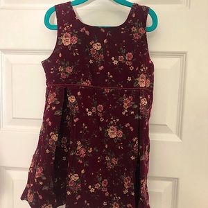 Ralph lauren printed corduroy dress